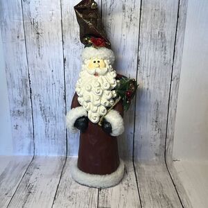 Vintage Santa Christmas Table‎ Decor Collectible 16”